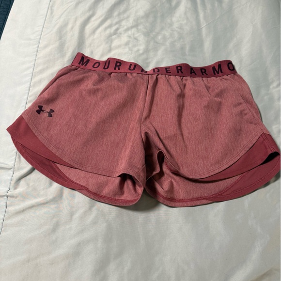 Under Armour Coral Athletic Shorts - Picture 1 of 2